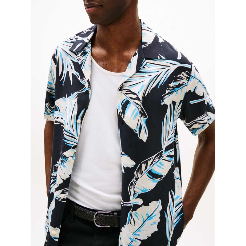 Tommy Hilfiger Lightweight Leaf Aop SS Shirt image number 2